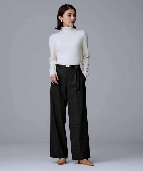 UNTITLED（アンタイトル）の「【LEFIJE】レザーガチャベルト（ベルト・レディース・ダークブラウン/ブラック・00）」の3枚目の写真