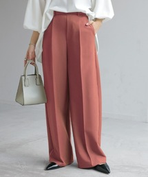 HUG.U（ハグユー）の「<選べる形&丈> すらっと綺麗パンツ テーパードorストレート（スラックス）」