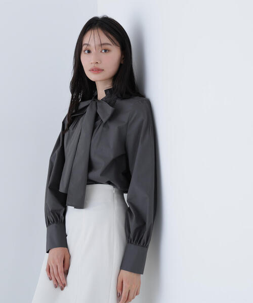 セール】◇ 2wayスキッパーボウブラウス（シャツ/ブラウス）｜NATURAL