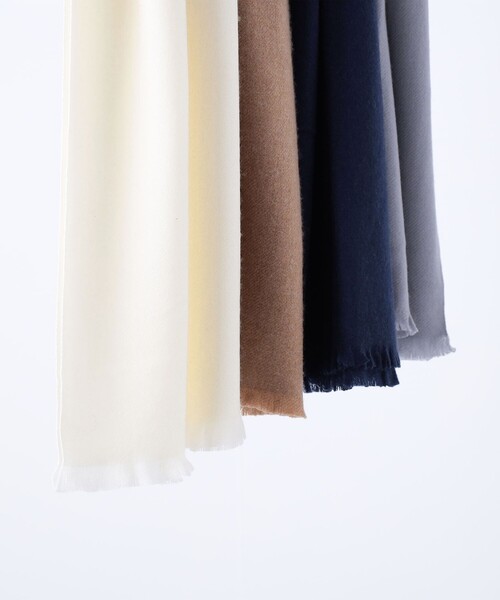 SHIPS any（シップス エニィ）の「SHIPS any: サープラスヤーン ウール カシミヤ ストール◇（ストール/ショール・メンズ・ライトグレー/コバルトブルー/キャメル/オフホワイト・ONE SIZE）」の15枚目の写真