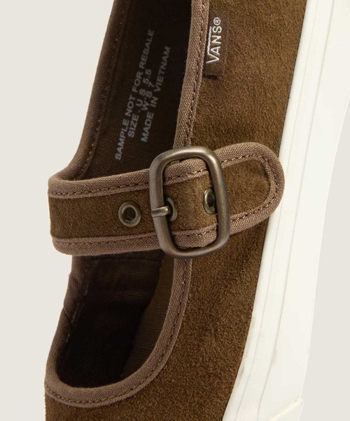 セール】メリージェーン ピッグスエード / Mary Jane PIG SUEDE SEPIA