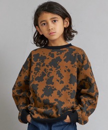 PAIRMANON STREET(ペアマノンストリート)の裏起毛 総柄プリント スウェット トレーナー【PAIRMANON STREET】(スウェット)