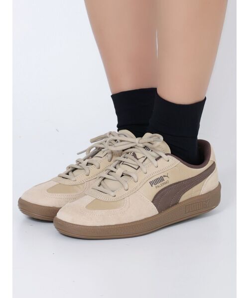 PUMA(プーマ)の「【PUMA】PALERMO POP(スニーカー・レディース・ベージュ・M/L)」の4枚目の写真