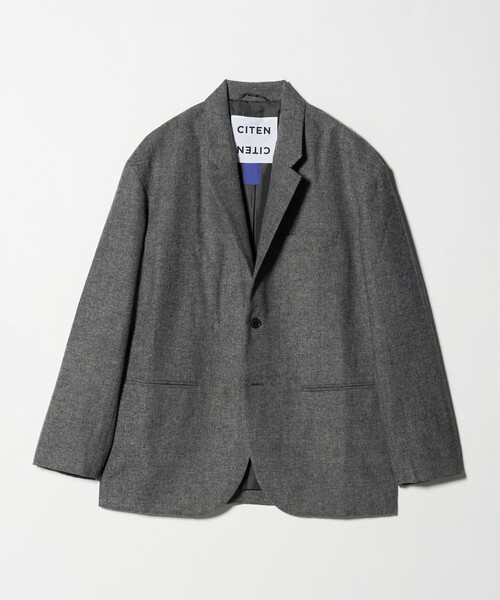 CITEN(シテン)の「<CITEN>ウールブレンドダディージャケット(テーラードジャケット・メンズ・ネイビー/ダークグレー・S/M/L)」の18枚目の写真