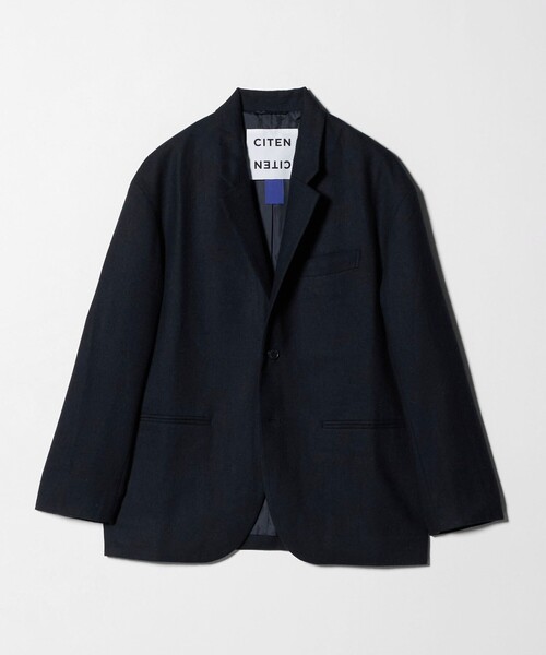 CITEN(シテン)の「<CITEN>ウールブレンドダディージャケット(テーラードジャケット・メンズ・ネイビー/ダークグレー・S/M/L)」の10枚目の写真