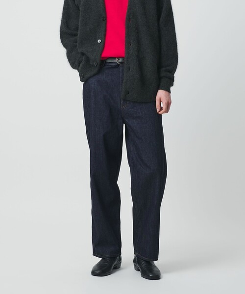 BEAUTY&YOUTH UNITED ARROWS(ビューティーアンドユースユナイテッドアローズ)の「ワンウォッシュ バギー テーパード 5ポケット デニム パンツ NO.9(デニムパンツ・メンズ・ブラック/ネイビー・M/XL/S/L)」の6枚目の写真