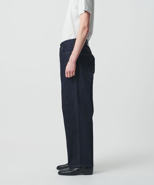 BEAUTY&YOUTH UNITED ARROWS(ビューティーアンドユースユナイテッドアローズ)の「ワンウォッシュ バギー テーパード 5ポケット デニム パンツ NO.9(デニムパンツ・メンズ・ブラック/ネイビー・M/XL/S/L)」の11枚目の写真