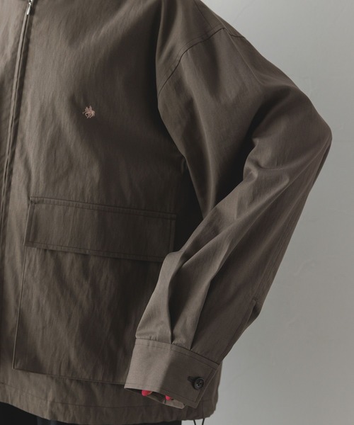 POLO BCS(ポロ ビーシーエス)の「【POLO BCS/ポロ・ビーシーエス】別注/スタンドジャケット(ブルゾン・レディース・レッド系その他/ネイビー/ブラウン系その他・FREE)」の12枚目の写真