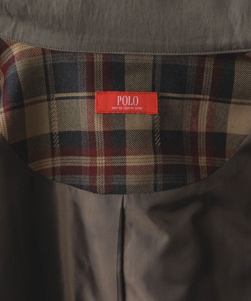 POLO BCS(ポロ ビーシーエス)の「【POLO BCS/ポロ・ビーシーエス】別注/スタンドジャケット(ブルゾン・レディース・レッド系その他/ネイビー/ブラウン系その他・FREE)」の4枚目の写真
