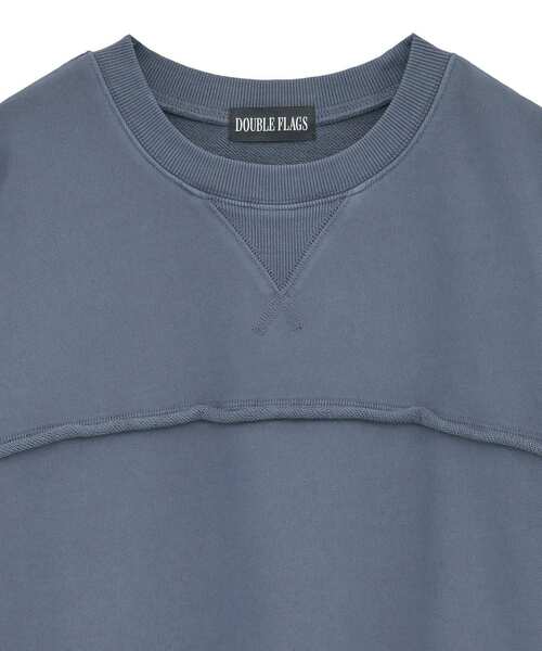 Green　Parks（グリーンパークス）の「・DOUBLE FLAGS カットオフピグメントスウェット（スウェット・レディース・チャコールグレー/ブラウン/ネイビー・FREE）」の12枚目の写真