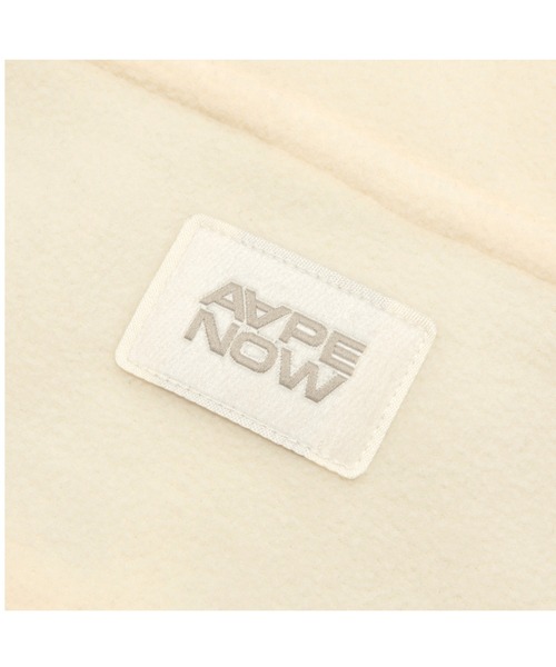 AAPE BY A BATHING APE（エーエイプバイアベイシングエイプ）の「AAPE NOW HALF ZIP FLEECE（スウェット・メンズ・ブラック/アイボリー・MEDIUM/X-LARGE/LARGE/SMALL）」の5枚目の写真
