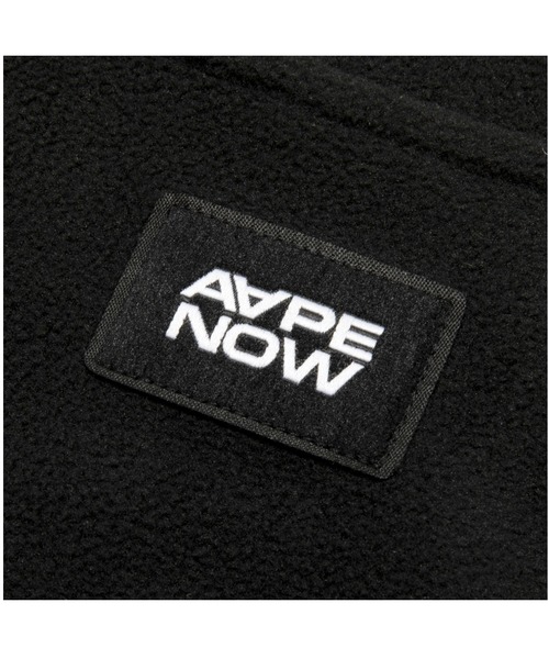 AAPE BY A BATHING APE（エーエイプバイアベイシングエイプ）の「AAPE NOW HALF ZIP FLEECE（スウェット・メンズ・ブラック/アイボリー・MEDIUM/X-LARGE/LARGE/SMALL）」の9枚目の写真
