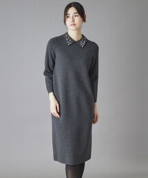 DRESSTERIOR（ドレステリア）の「ビジューカラーニットワンピース（ワンピース）」