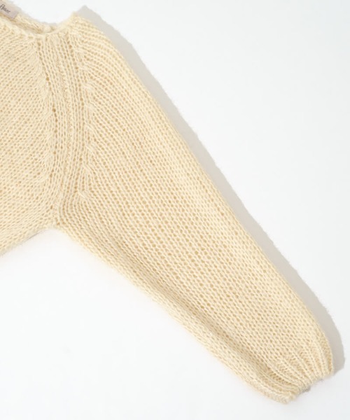 flower（フラワー）の「オーロラニットトップ4（ニット/セーター・レディース・アイボリー/ネイビー・FREE）」の9枚目の写真