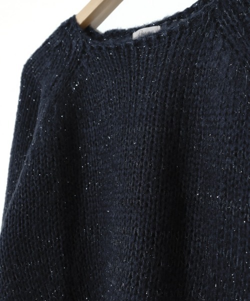 flower（フラワー）の「オーロラニットトップ4（ニット/セーター・レディース・アイボリー/ネイビー・FREE）」の14枚目の写真