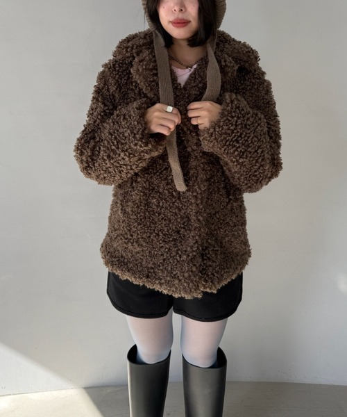 SANSeLF(サンセルフ)の「【SANSeLF】クリーンシルエットフロントジップショートパンツ saw25a049(その他パンツ・レディース・ブラック/グレー・FREE)」の8枚目の写真