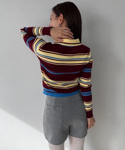 SANSeLF（サンセルフ）の「【SANSeLF】クリーンシルエットフロントジップショートパンツ saw25a049（その他パンツ・レディース・グレー/ブラック・FREE）」の22枚目の写真