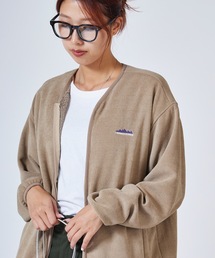 THOUSAND MILE(�T�E�U���h�}�C��)��THOUSAND MILE/�T�E�U���h�}�C�� KNIT FREECE ZIP CARDIGAN �_�u���W�b�v �j�b�g�J�[�f�B�K��(�J�[�f�B�K��/�{����)