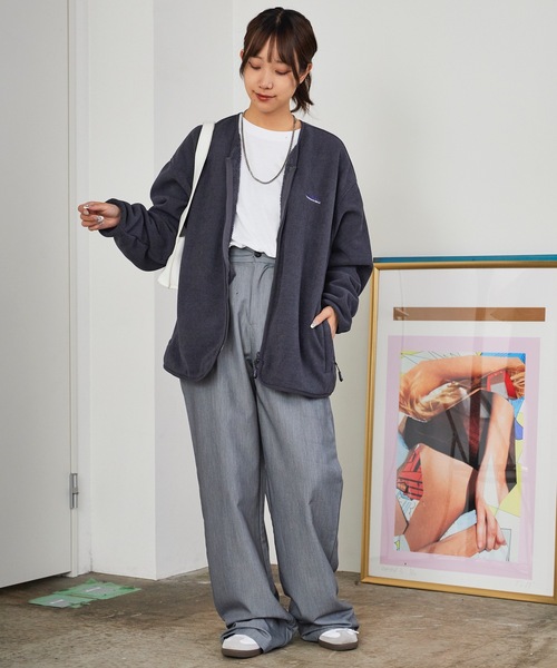 セール】THOUSAND MILE/サウザンドマイル KNIT FREECE ZIP CARDIGAN