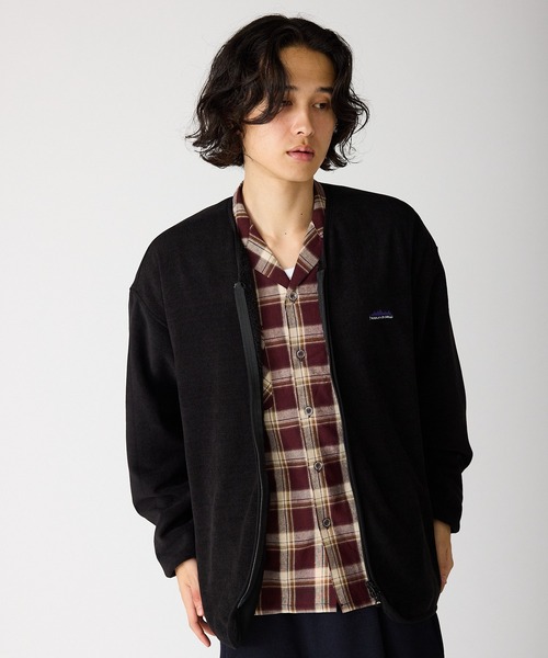 THOUSAND MILE（サウザンドマイル）の「THOUSAND MILE/サウザンドマイル KNIT FREECE ZIP CARDIGAN ダブルジップ ニットカーディガン 冬服（カーディガン/ボレロ・メンズ・サンドベージュ/チャコール/ブラック・L/XS/XL/M）」の5枚目の写真