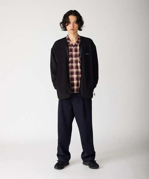 THOUSAND MILE（サウザンドマイル）の「THOUSAND MILE/サウザンドマイル KNIT FREECE ZIP CARDIGAN ダブルジップ ニットカーディガン 冬服（カーディガン/ボレロ・メンズ・サンドベージュ/チャコール/ブラック・L/XS/XL/M）」の7枚目の写真