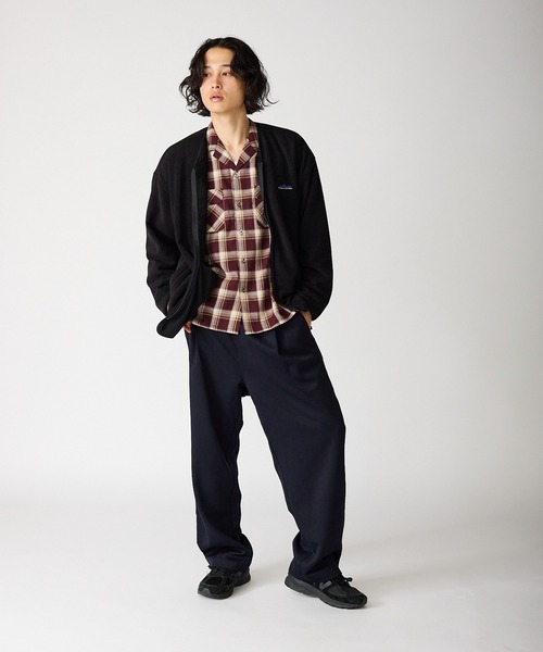THOUSAND MILE（サウザンドマイル）の「THOUSAND MILE/サウザンドマイル KNIT FREECE ZIP CARDIGAN ダブルジップ ニットカーディガン 冬服（カーディガン/ボレロ・メンズ・サンドベージュ/チャコール/ブラック・L/XS/XL/M）」の10枚目の写真