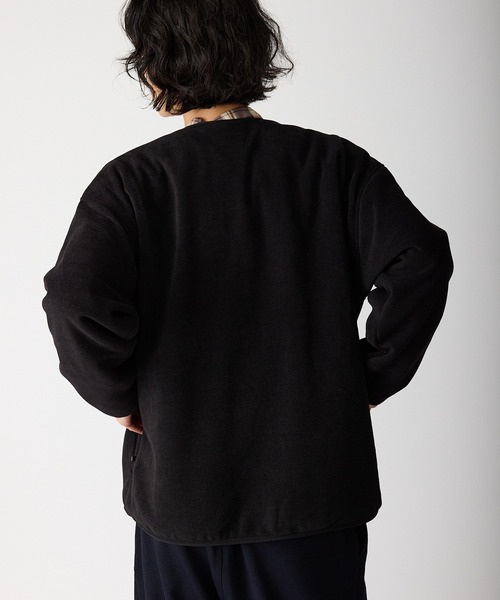 THOUSAND MILE（サウザンドマイル）の「THOUSAND MILE/サウザンドマイル KNIT FREECE ZIP CARDIGAN ダブルジップ ニットカーディガン 冬服（カーディガン/ボレロ・メンズ・サンドベージュ/チャコール/ブラック・L/XS/XL/M）」の6枚目の写真