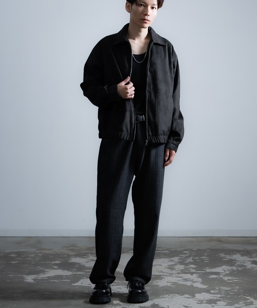 セール】フェイクスエード スイングトップ（ブルゾン）｜improves