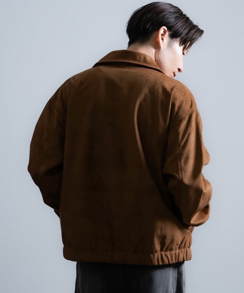 フェイクスエード スイングトップ（ブルゾン）｜improves（イン