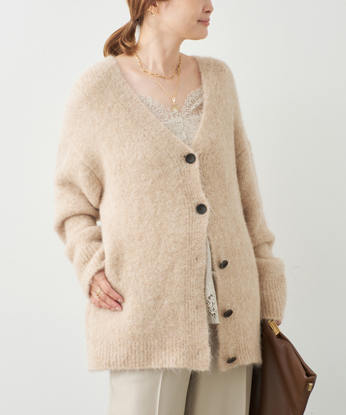 Deuxieme Classe（ドゥーズィエムクラス）の「Ambiance カーディガン（カーディガン/ボレロ・レディース・ベージュ・FREE）」の5枚目の写真
