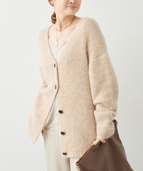 Deuxieme Classe（ドゥーズィエムクラス）の「Ambiance カーディガン（カーディガン/ボレロ・レディース・ベージュ・FREE）」の6枚目の写真