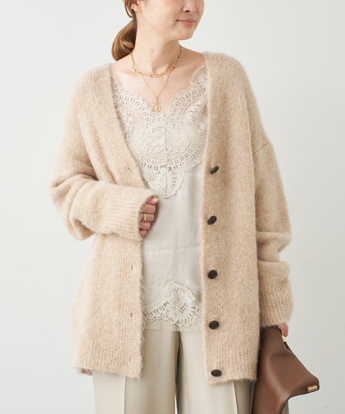 Deuxieme Classe（ドゥーズィエムクラス）の「Ambiance カーディガン（カーディガン/ボレロ・レディース・ベージュ・FREE）」の7枚目の写真