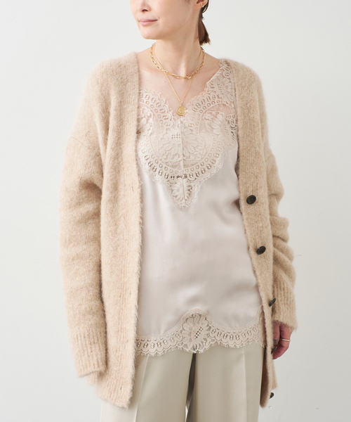 Deuxieme Classe（ドゥーズィエムクラス）の「Ambiance カーディガン（カーディガン/ボレロ・レディース・ベージュ・FREE）」の8枚目の写真