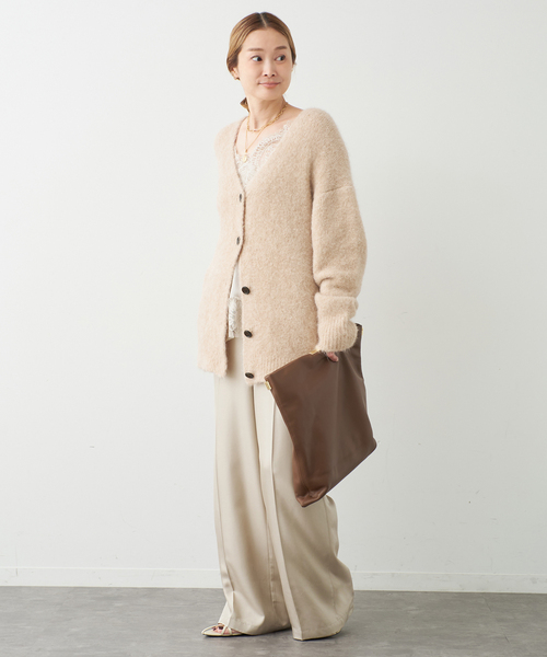 Deuxieme Classe（ドゥーズィエムクラス）の「Ambiance カーディガン（カーディガン/ボレロ・レディース・ベージュ・FREE）」の13枚目の写真