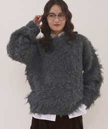 MUHET | shaggy knit pullover / シャギーニットプルオーバー(ニット/セーター)
