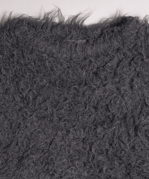 MUHET(ミュエータ)の「shaggy knit pullover / シャギーニットプルオーバー(ニット/セーター・レディース・ブラウン/カーキ/チャコールグレー・FREE)」の4枚目の写真