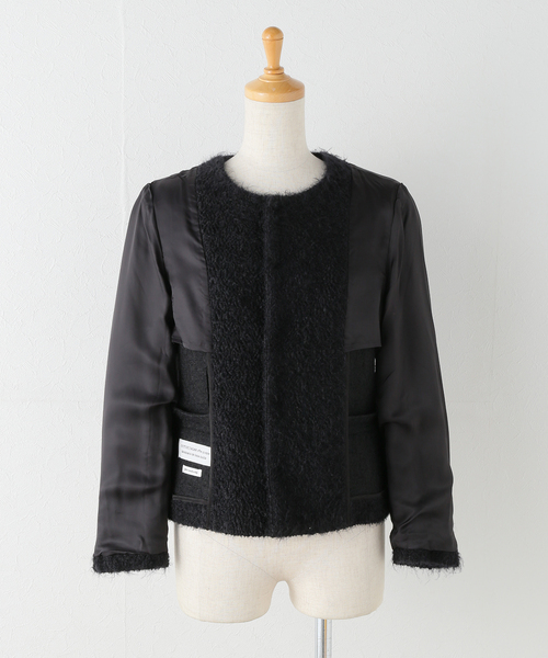 Noble(ノーブル)の「COUTURE D’ADAM/クチュールドアダム Guards Jacket(ノーカラージャケット・レディース・ブラック・36/38)」の4枚目の写真