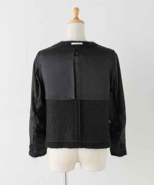 Noble(ノーブル)の「COUTURE D’ADAM/クチュールドアダム Guards Jacket(ノーカラージャケット・レディース・ブラック・36/38)」の5枚目の写真