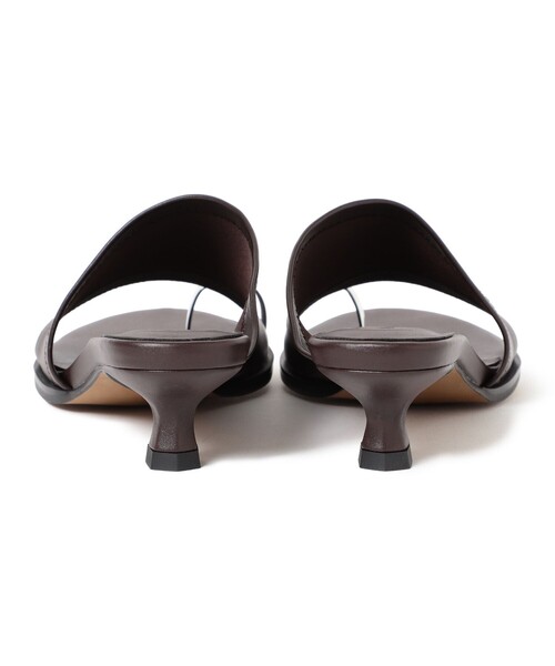 Ray BEAMS（レイビームス）の「【別注】LE VERNIS / トゥリング サンダル（サンダル・レディース・ダークブラウン/ブラック・23.0cm/23.5cm/24.0cm/24.5cm/25.0cm）」の6枚目の写真