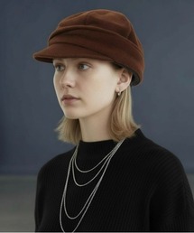 Burner（バーナー）の「【CHI SELECT】ギャザーシルエットキャスケット帽   chi-bosi-10-20（キャスケット）」