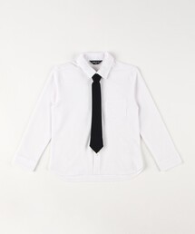 COMME CA ISM | ネクタイ付き 長袖シャツ(140-160cm)(シャツ/ブラウス)
