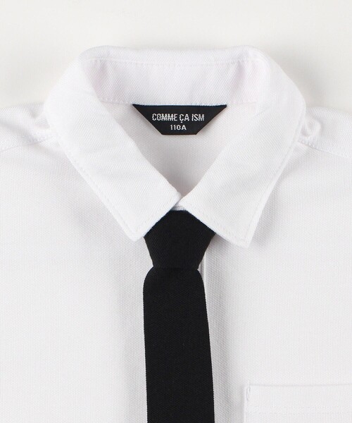 COMME CA ISM（コムサイズム）の「ネクタイ付き 長袖シャツ(140-160cm)（シャツ/ブラウス・キッズ・ホワイト・140cm/150cm/160cm）」の7枚目の写真