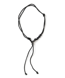 Millo Archive（ミロ アーカイブ）の「エン スリー ウェイ レザー ロープ [ブラック]（ネックレス）」