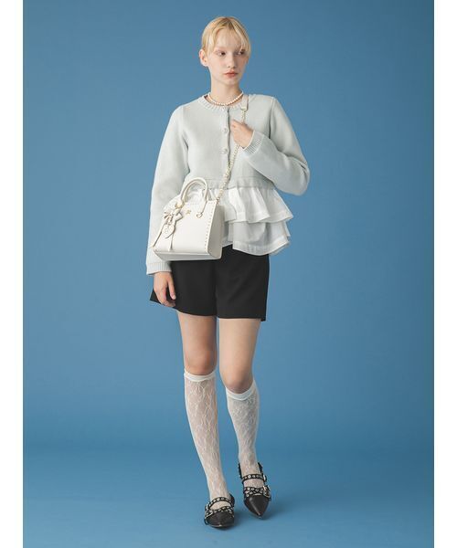FURFUR（ファーファー）の「【限定カラー】リボンカシメトートバッグ（トートバッグ・レディース・ブラック/オフホワイト/ホワイト/レッド/ピンク・F）」の17枚目の写真