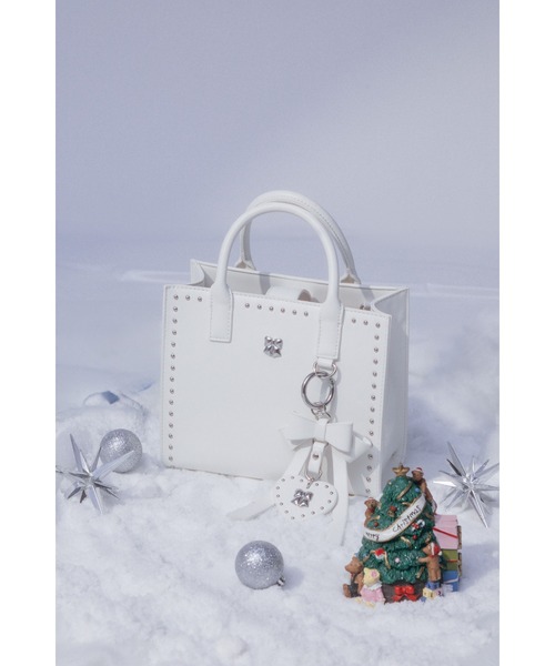セール】【限定カラー】リボンカシメトートバッグ（トートバッグ
