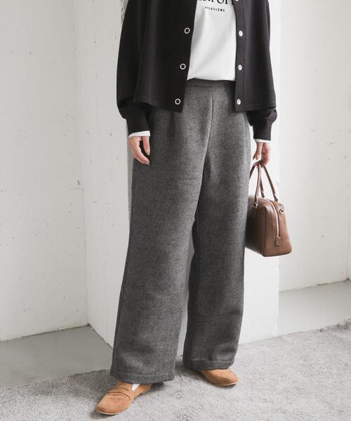 URBAN RESEARCH DOORS（アーバンリサーチドアーズ）の「『仁村紗和さん着用』『UR TECH』完声/暖タックイージーパンツ（その他パンツ・レディース・グレー系その他/チャコールグレー・SMALL/MEDIUM/LARGE）」の17枚目の写真