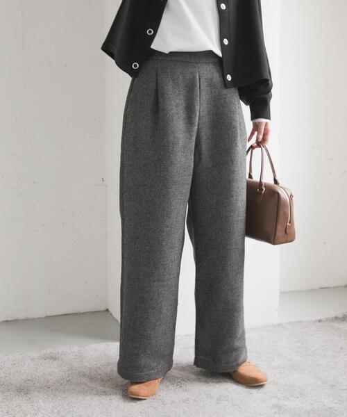 URBAN RESEARCH DOORS（アーバンリサーチドアーズ）の「『仁村紗和さん着用』『UR TECH』完声/暖タックイージーパンツ（その他パンツ・レディース・グレー系その他/チャコールグレー・SMALL/MEDIUM/LARGE）」の21枚目の写真