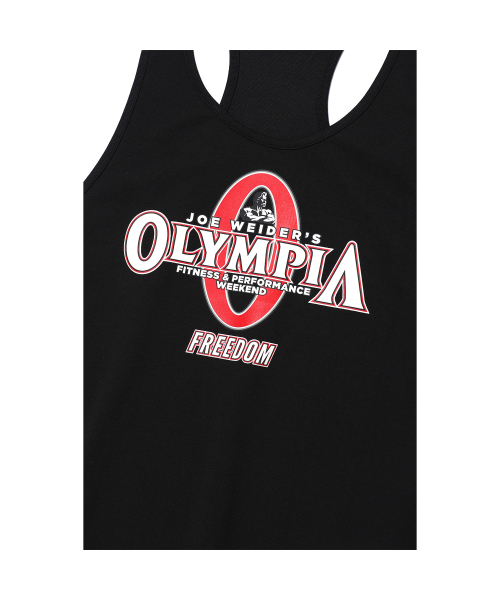 FREEDOM（フリーダム）の「オリンピアビッグロゴTバックスリーブレス（ブラック）（Tシャツ/カットソー・メンズ・その他・LARGE/X-LARGE/2XL）」の4枚目の写真