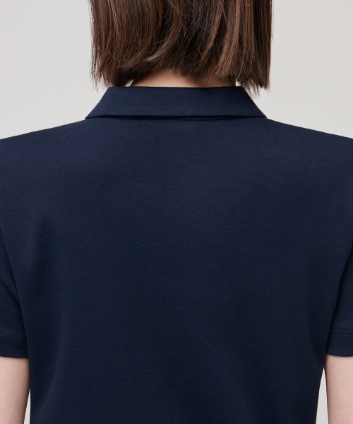 MUSINSA STANDARD WOMAN(ムシンサスタンダードウーマン)の「レディーススリットネックタートルネックワンピース【ネイビー】(ワンピース・レディース・その他・SMALL/MEDIUM/LARGE/X-LARGE/X-SMALL)」の6枚目の写真