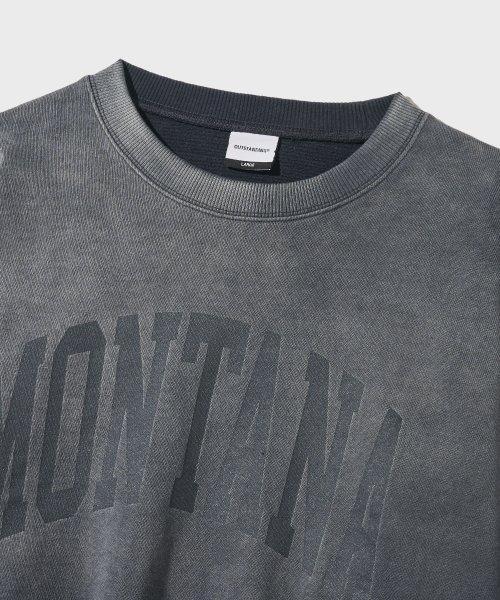 OUTSTANDING(アウトスタンディング)の「V.S.C SWEAT(MONTANA)_CHARCOAL(スウェット・メンズ・その他・SMALL/MEDIUM/LARGE)」の3枚目の写真